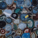 Backlit blue agate slab in Backlit blue agate - Image 3