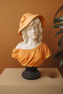Victorian Era marble bust sculpture