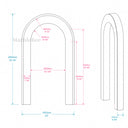 Stone door surround in Arabescato Orobico - Image 4