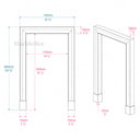 Marble door trim in Arabescato Orobico - Image 4