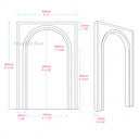 Stone door surround in Arabescato Orobico - Image 4