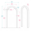 marble door casing in Arabescato Orobico - Image 4