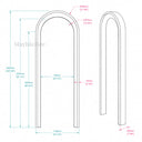 Marble door trim in Arabescato Orobico - Image 4