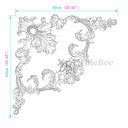 marble floral carving in Royal Batticino - Image 11