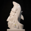 Maya Statue in white marble