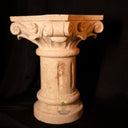 Colonnes architecturales en pierre travertin