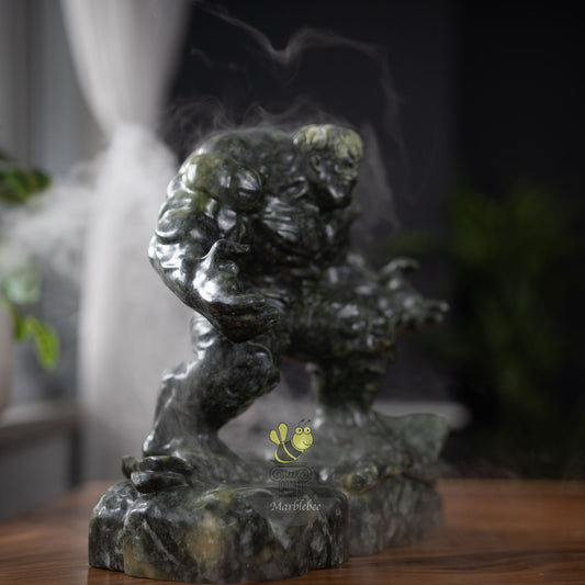 Green Marble Statuette