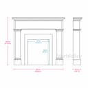 Natural limestone fireplace in Moonlight Beige Limestone - Image 11