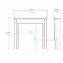 Limestone mantel in Moonlight Beige Limestone - Image 9