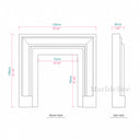 Marble mantelpiece in Calacatta Gold - Image 7