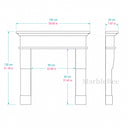 Marble mantel in Calacatta Gold - Image 7