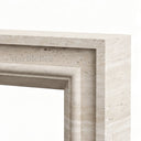 Travertine fireplace surround in White Travertine - Image 6