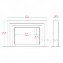 Marble mantelpiece in Calacatta Gold - Image 8