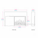 Travertine fireplace surround in White Travertine - Image 8