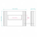 Marble electric fireplace in Calacatta Gold - Image 8