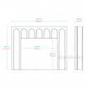 Marble fireplace surround in Calacatta Gold - Image 7