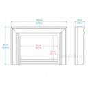 Marble electric fireplace in Calacatta Gold - Image 8