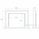 Natural limestone fireplace in Moonlight Beige Limestone - Image 7