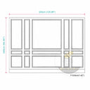 marble wainscoting in Arabescato Corchia Marble - Image 11