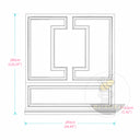 Ornamental Marble Wainscoting in Arabescato Corchia Marble - Image 11