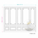 Carved marble wall panels in Arabescato Corchia Marble - Image 11