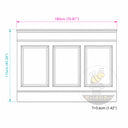 Carved Marble Wainscoting in Arabescato Corchia Marble - Image 11