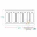 Relief-Carved Marble Wall Panels in Arabescato Corchia Marble - Image 11