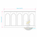 Ornamental Marble Wainscoting in Arabescato Corchia Marble - Image 11