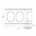 marble wainscoting in Arabescato Corchia Marble - Image 11