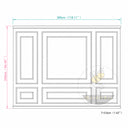 Ornamental Marble Wainscoting in Arabescato Corchia Marble - Image 11