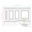 Carved marble wall panels in Arabescato Corchia Marble - Image 11