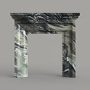 Marble fireplace in Italian Cipollino Ondulato - Image 1