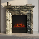 Marble fireplace in Italian Cipollino Ondulato - Image 4