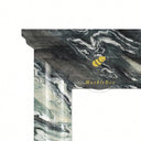 Marble fireplace in Italian Cipollino Ondulato - Image 7