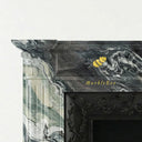 Marble fireplace in Italian Cipollino Ondulato - Image 4