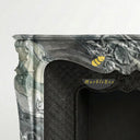 Marble fireplace in Italian Cipollino Ondulato - Image 4