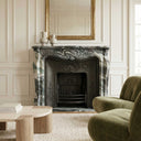 Marble fireplace in Italian Cipollino Ondulato - Image 2
