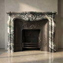 Marble fireplace in Italian Cipollino Ondulato - Image 5