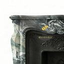 Marble fireplace in Italian Cipollino Ondulato - Image 8