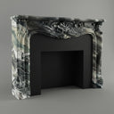 Marble fireplace in Italian Cipollino Ondulato - Image 1
