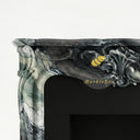 Marble fireplace in Italian Cipollino Ondulato - Image 3