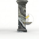 Marble fireplace in Italian Cipollino Ondulato - Image 5