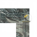 Marble fireplace in Italian Cipollino Ondulato - Image 5