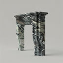 Marble fireplace in Italian Cipollino Ondulato - Image 1
