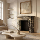 Marble fireplace in Italian Cipollino Ondulato - Image 7
