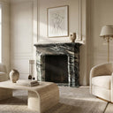 Marble fireplace in Italian Cipollino Ondulato - Image 2