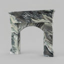Marble fireplace in Italian Cipollino Ondulato - Image 1