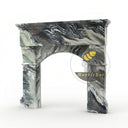 Marble fireplace in Italian Cipollino Ondulato - Image 3
