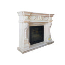 Marble Mantels | High-Relief Architectural Style 70.08" Width x 58.27" Tall