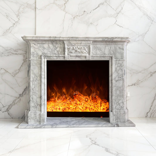 Arabescato Fireplace surround antique style
